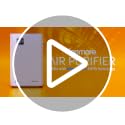 White Air Purifier for 1200 Sq.Ft with HEPA Filter - Quiet Odor Removal