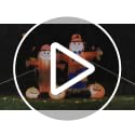 6ft Inflatable Halloween Pumpkin & Scarecrow Decor with LED Lights - Fall Yard Decoration - Variation of Scarecrow-Two