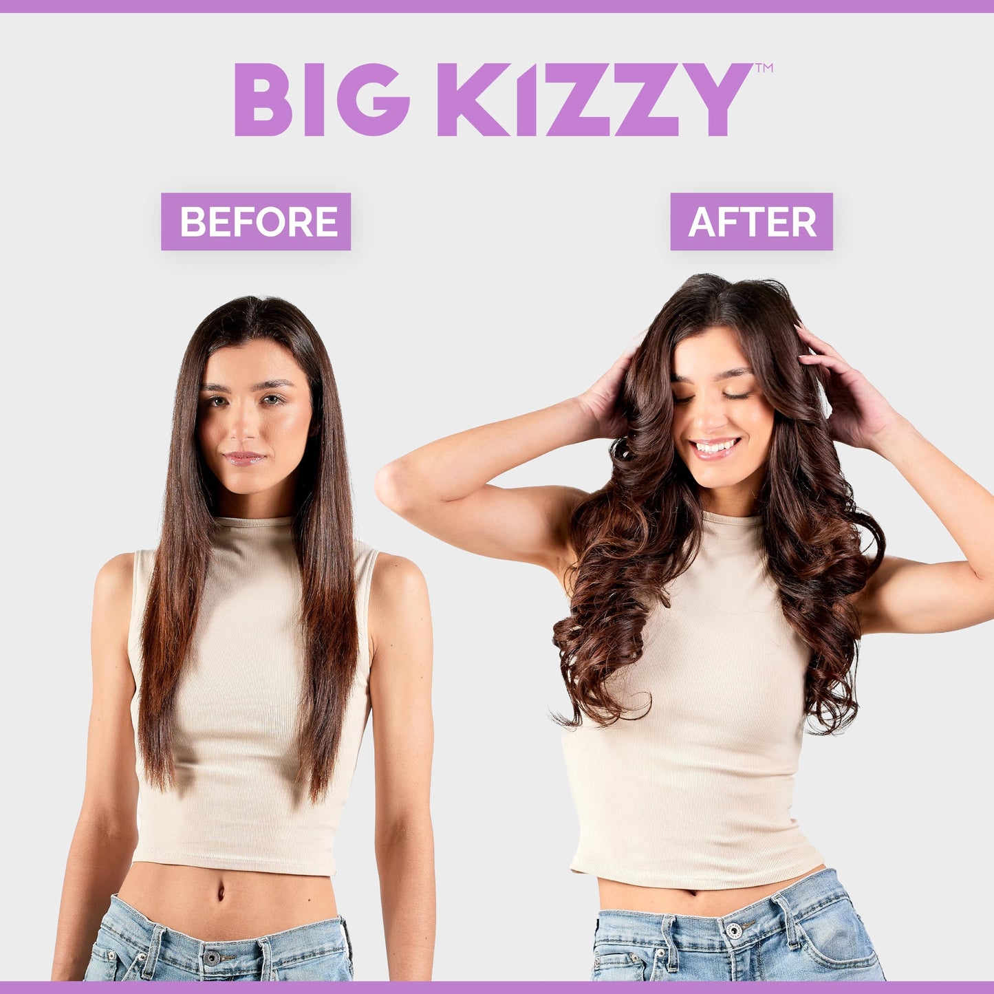 Big Kizzy 1000pcs Brown Silicone Lined Microlink Beads for Weft Hair Extensions, 5.0mm for invisible extension application