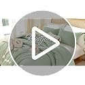 ROSGONIA Super King Plus Comforter - Olive Green 128x120 Oversized Bedding Quilt