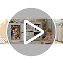 Kids Bookshelf with Stuffed Animal Storage - 3-Tier Organizer, Large Fabric Drawer, White