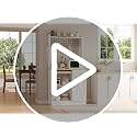 IRONCK White Bakers Rack with Pull-Out Shelf and Power Outlet - Kitchen Storage