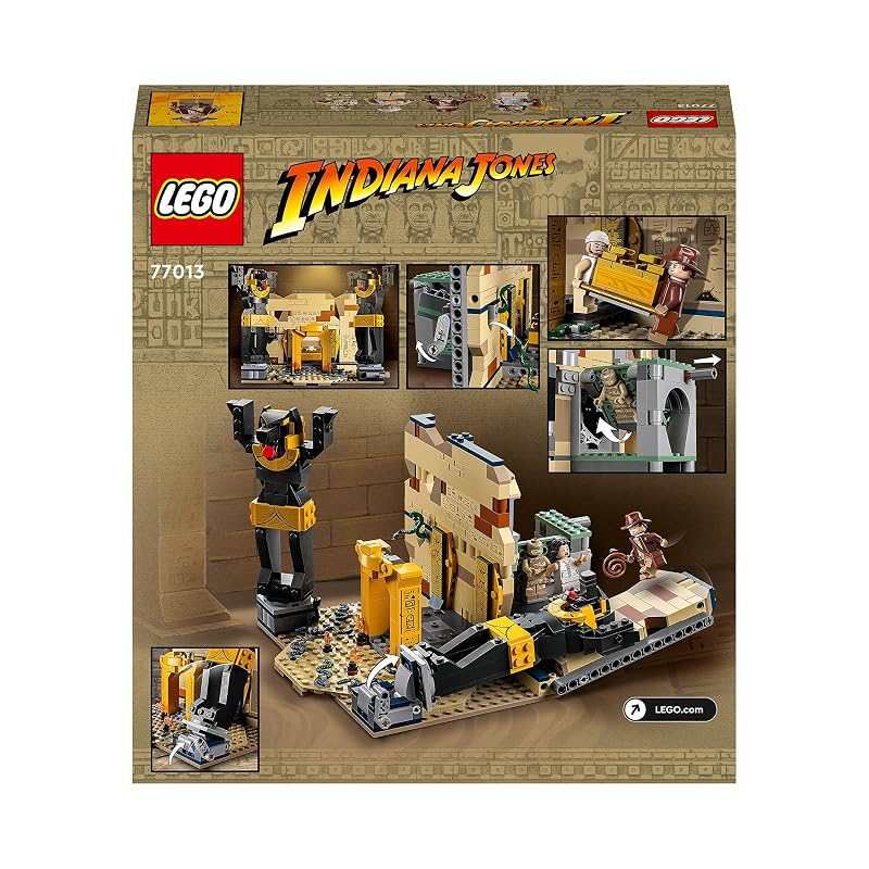 Construction Toy Set: LEGO Indiana Jones Escape from the Tomb 77013 with Temple, Mummy & 4 Minifigures - Single Variant