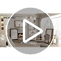Amorho 24x30 Inch Silver Wall Mirror with Brushed Metal Frame - Bathroom & Home Decor