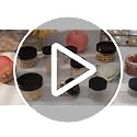 Clear Plastic Jars with Lids - 4 Oz Black - Bulk 150 Pack for Cosmetics