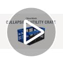 Collapsible Storage Crate 45L Ocean Pack of 3 Eco-Friendly Utility Bins