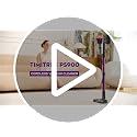 Purple Cordless Vacuum Cleaner for Home 600W Suction 60Min Runtime Light Stick