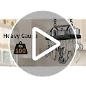 Black 34-Inch Ceiling Pot Rack with 20 Hooks for Kitchen Organizer