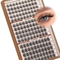 Focipeysa Manga Eyelashes Clusters Wispy Eyelashes Extensions 12-16mm Natural Manga Eyelash Clusters Salon Effect Pestañas Postizas Naturales Spiky Individual Lash Extensions at Home