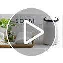 Tenergy Sorbi 1000ml Air Dehumidifier & Air Purifier with HEPA Filter, Auto Shutoff, Touch Control, Ultra-Quiet - Ideal for Closets & Bathrooms