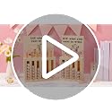 Yalikop 6 Slot Wooden Lip Balm Display with Customizable Cardboard - Stylish Store Stand