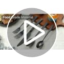 40-Piece Black Silverware Set - Stainless Steel Flatware for 8 with Hammered Handles