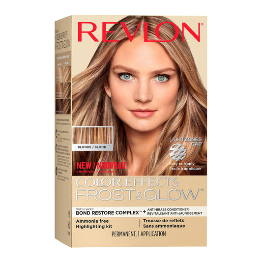 Revlon Color Effects Highlighting Kit, Permanent Hair Dye, For Balayage, Frosting, & Ombre Styling, Ammonia & Paraben Free, 20 Blonde, 8 Oz (Pack of 1)