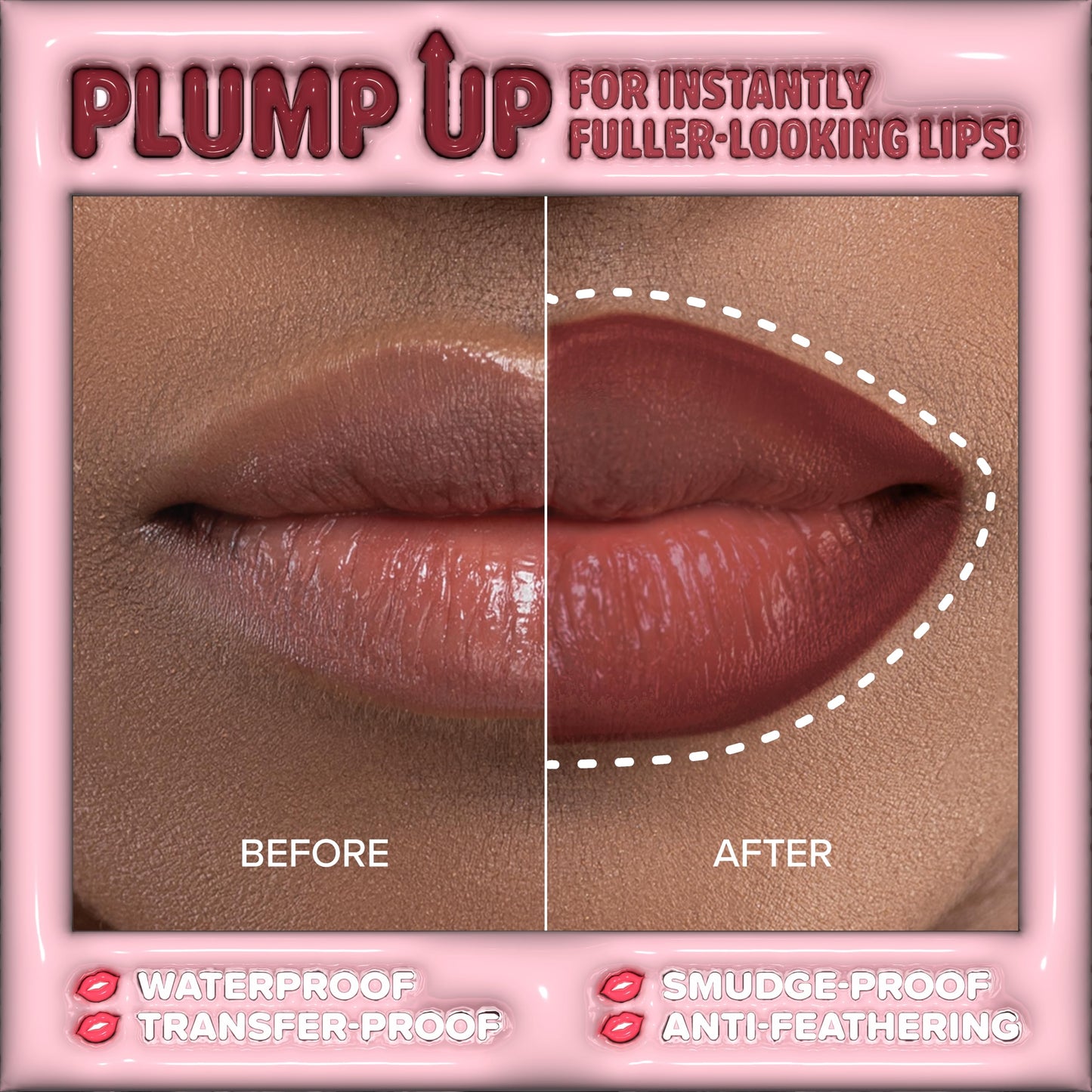 Absolute New York Maxi Plump Lip Liner, Line, Prime and Shape, Cooling and Plumping, Waterproof and Long-Lasting for Maximized Lip Volume (MLMP02 Beige)