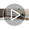 Dream On Me Emma 3-in-1 Wooden Toddler Bed - White, GREENGUARD Gold Certified