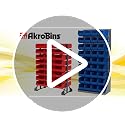 Akro-Mils Stackable Plastic Storage Bins 3-Pack - Heavy-Duty Garage & Workshop Organizer, Black