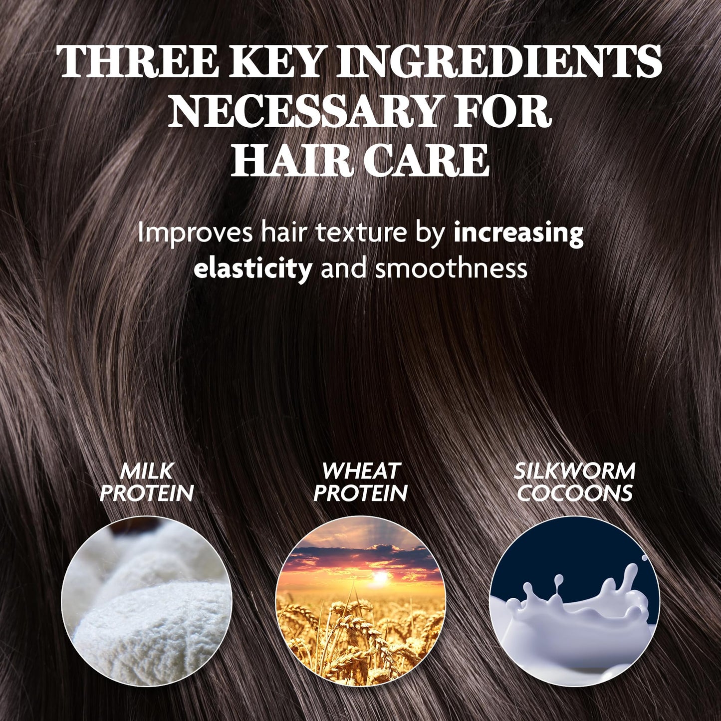 HAIR PLUS Protein Bond Water Essence for Hair 200ml | Hair Serum for Frizzy and Damaged Hair Scalp Serum Frizz Control Hair Care Products | Hair Regrowth Essence Intensive Spray Korean Hair Essence