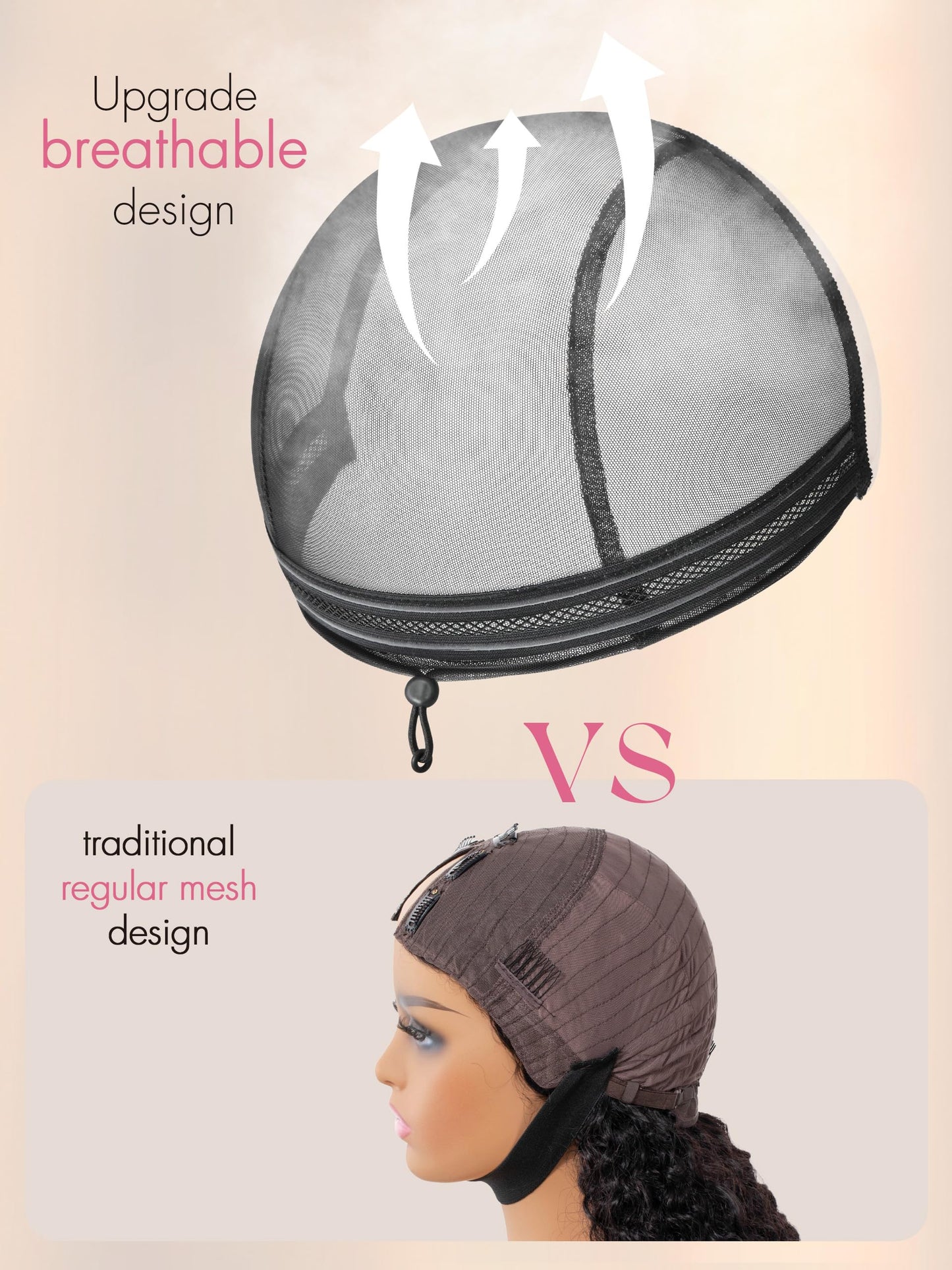 LUVME HAIR V Part Wig Human Hair Drawstring Wig Kinky Curly Half Wig 20 inch U Part 100% Real Human Hair Glueless None Lace Wigs Virgin Hair Machine Made Wigs 200 Density Natural Color