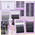 Lash Clusters Kit 1790Pcs with Spike & Bottom Lashes - DIY False Eyelash Extension Set (Variation: Lashes Kit-8)