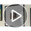 Artisane Home Goods 25x25 Picture Frame Matched to 8x10 - Black - Standard Variation