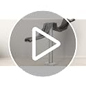 37-Inch Standing Towel Rack with Heavy Marble Base - Brushed Finish