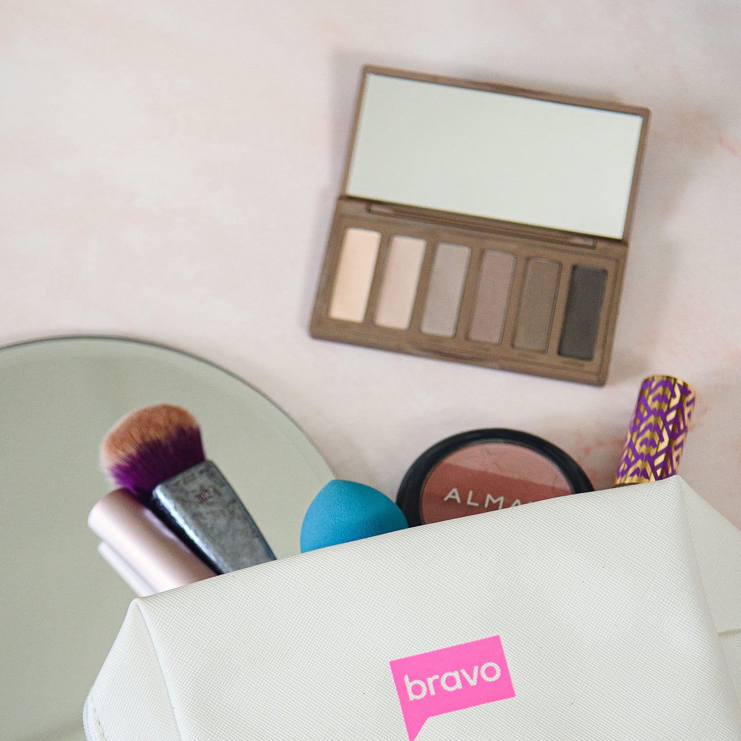 Bravo TV The Real Housewives Real Housewife Essentials Makeup Bag, Officially Licensed