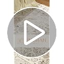 Distressed Blue 5x7 Vintage Floral Washable Area Rug - Blue/White