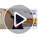 HammerHead Metal 3-Spray Handheld Shower Head with 72-Inch Hose - Polished Chrome, 2.5 GPM