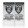 Headhunter Sunscreen Face Stick SPF 45 - Water-Resistant Tint (2 Pack, 80 Min) for Surf & Outdoor