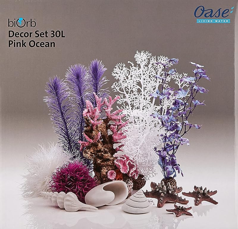 biOrb Decor Kit 30L Pink Ocean Aquarium Decor Set