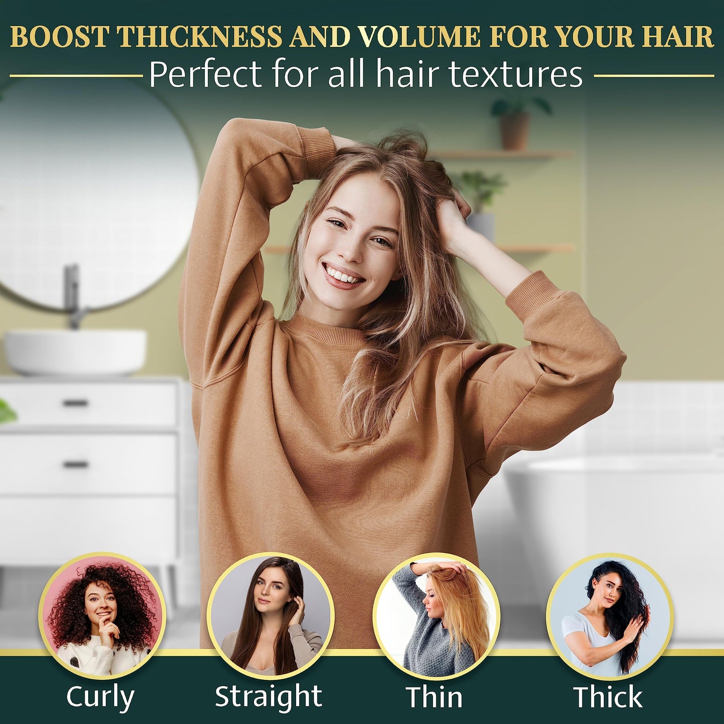 AROMA DEAD SEA Black Mud Shampoo - Fights Dandruff, Thinning Hair, Weak Roots & Itchy Scalp. Prevents Hair Loss & Encourages Growth. Ideal for Damaged Hair (8.45 fl.oz)