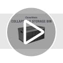 CleverMade Ocean Collapsible Storage Bins 62L 3 Pack, Heavy-Duty Plastic Crates