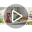 Masticating Juicer Attachment for KitchenAid - Transparent Blue - Cold Press Juicer
