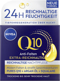 NIVEA Q10 Anti-Wrinkle Extra-Rich Night Cream for Face 50 ml