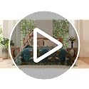 LUTBM King Size Reversible Cotton Blanket with Floral Embroidery - 108x90 Inches
