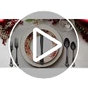 Stapava Retro Royal Black Silverware Set with Steak Knives - 48Pcs Flatware for 8