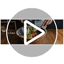 Public House Natural 12.5 Inch Wooden Salad Bowl Set with Utensils, Lid & Carry Strap