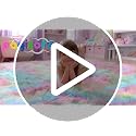 PAGISOFE 6x9 Rainbow Fluffy Area Rug for Bedroom Kids & Girls, Plush Shaggy Carpet