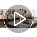Japanese Floor Futon Mattress 100% Cotton Cover Foldable Portable Winter Moss Full