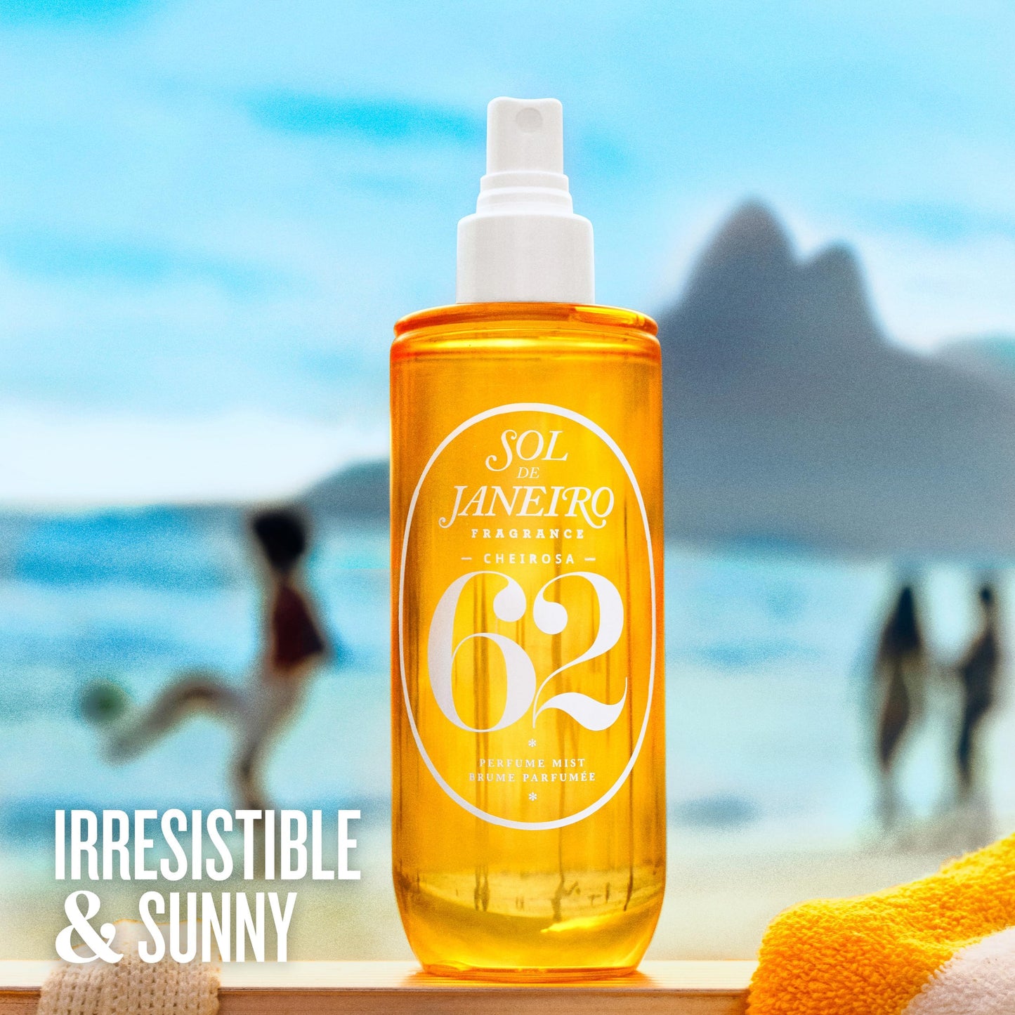 Sol de Janeiro Cheirosa Hair & Body Fragrance Mist Full Size and Travel Size Set - Home and Away Bundle - 8.1 & 3 fl oz Duo (Cheirosa 62)