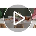 Dandat 24 Pack 14-Inch White Melamine Oval Serving Platters - Large Party Trays