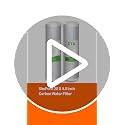 2 Pack 20-Inch x 4.5-Inch CTO Carbon Water Filter Cartridges - 5 Micron, Whole House Filtration