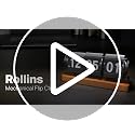 Mechanical Flip Desk Clock - Black Retro Analog Quartz Timepiece