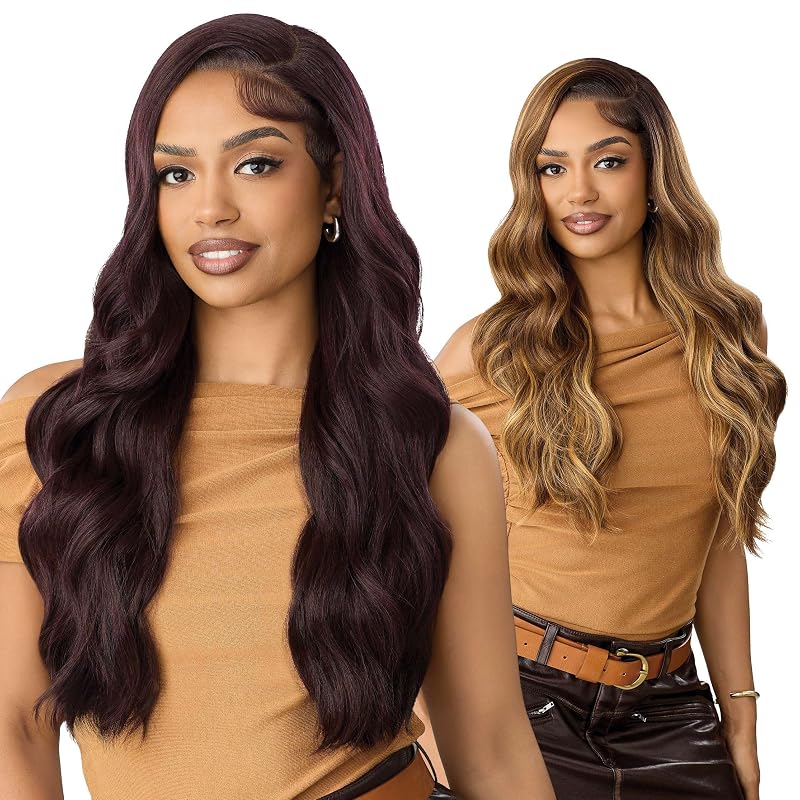 Outre TruCurve Melted Hairline Lace Front Wig - Jet Black 1 (Variation: JET BLACK 1)