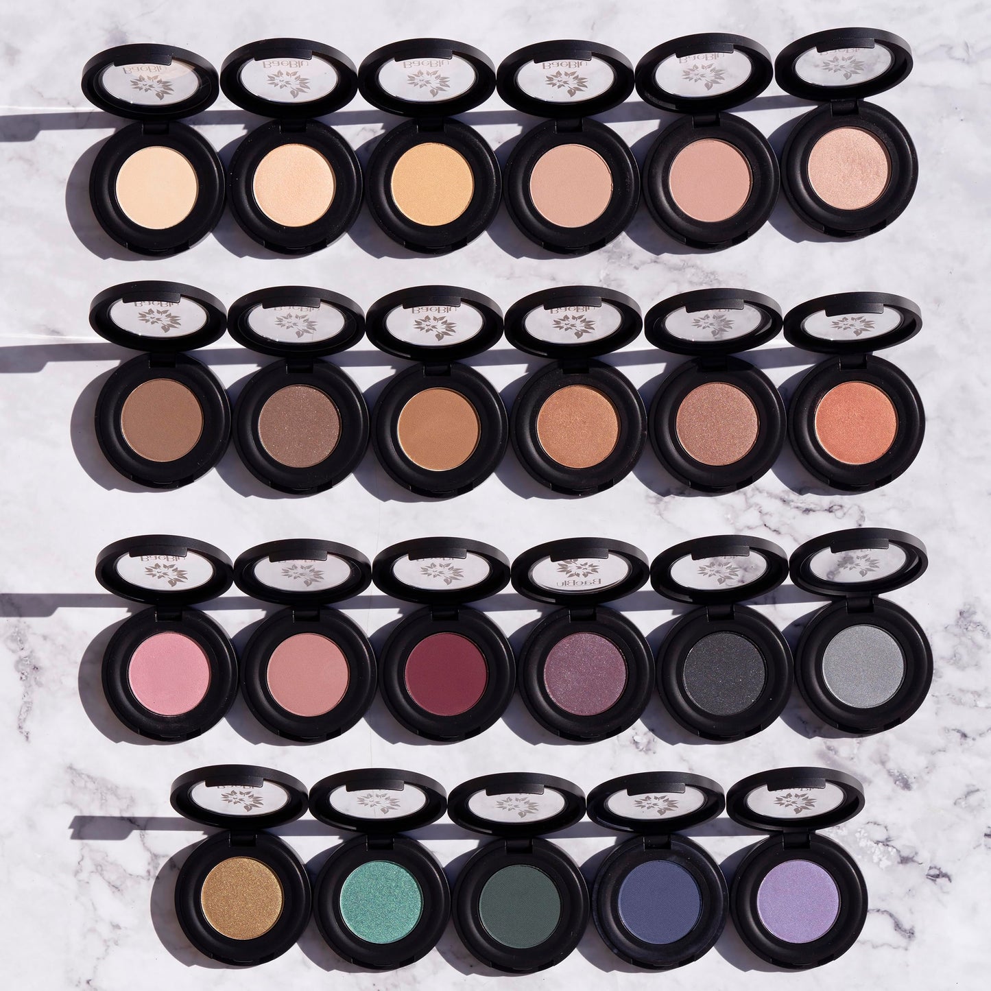 BaeBlu Hypoallergenic Eyeshadow Organic 100% Natural Finely Pressed Velvety Smooth Powder, Made in USA, Jupiter