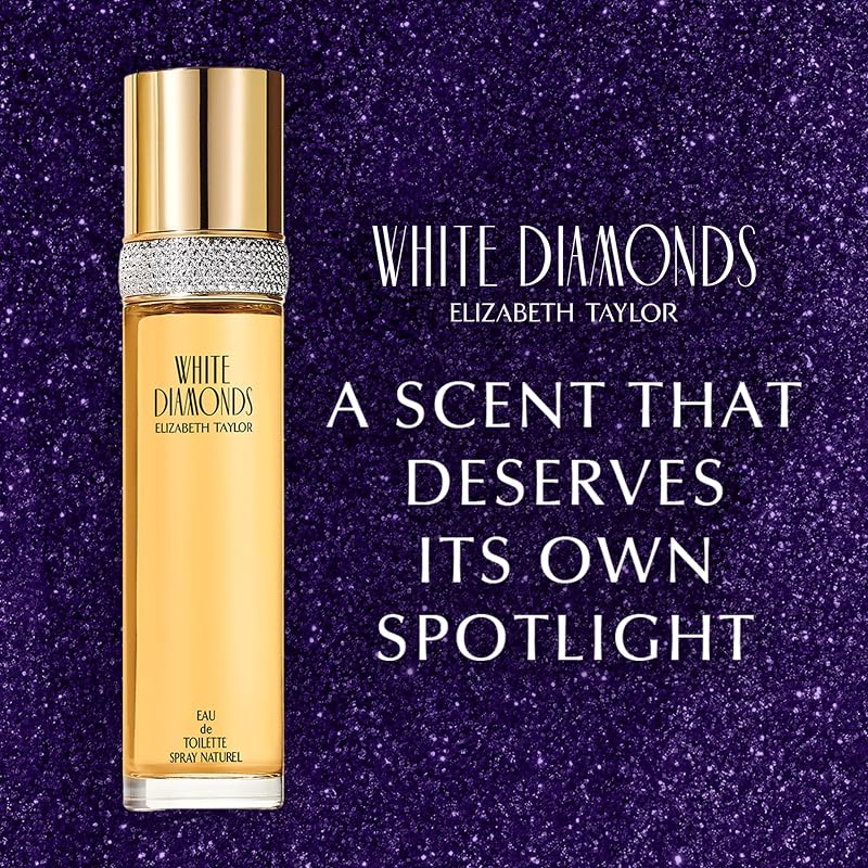 Elizabeth Taylor White Diamonds Eau de Toilette for Women 1.7 fl oz – Variation: 1.7 Fl Oz (Pack of 1)
