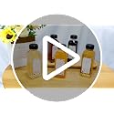 Transparent 12 Oz Plastic Bottles with Lids & Accessories - 144 Pack
