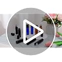 96 Pack 10ml Blue Glass Essential Oil Roller Bottles with Accessories