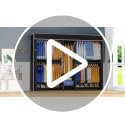 Heavy Duty Closet Organizer System with Cover - Adjustable Garment Rack, Holds 960 lbs, 71" Wide