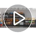 Heavy Duty Metal Garage Shelving Units - 40" W x 16" D x 36" H Black - Variation of THIS listing